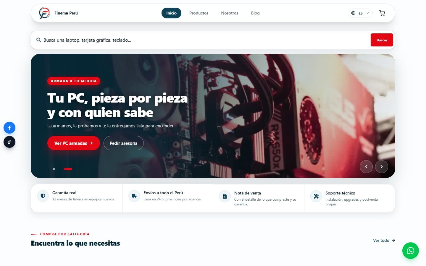 Ejemplo de tiendas online